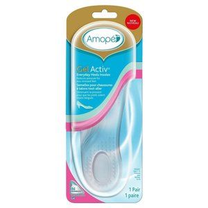 Amope Gel Activ Heels Insoles -Women's Sizes: 5-10